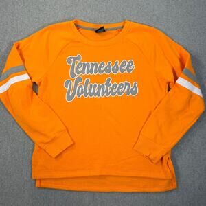 Tennessee Volunteers Colosseum Crew Neck Sweatshirt Women's Large Orange Gray UT